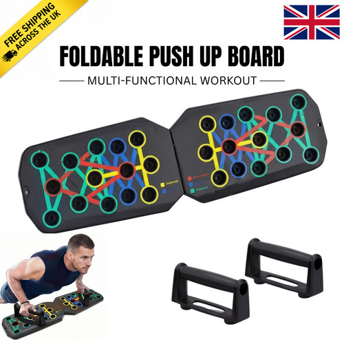 Foldable push board with - push,