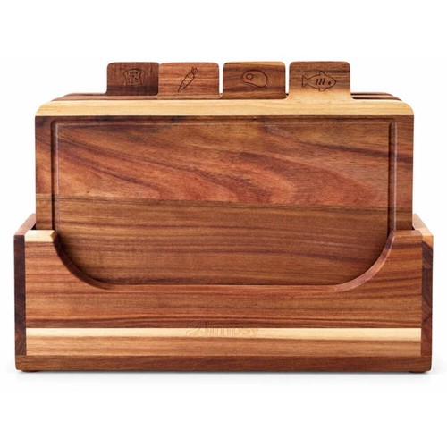 Acacia wood chopping - board, set