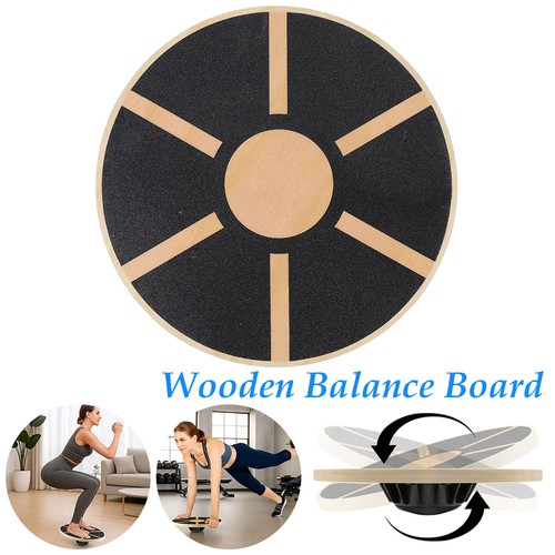 Non slip wooden - wobble, board
