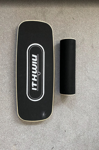 Balance board with roller - board,