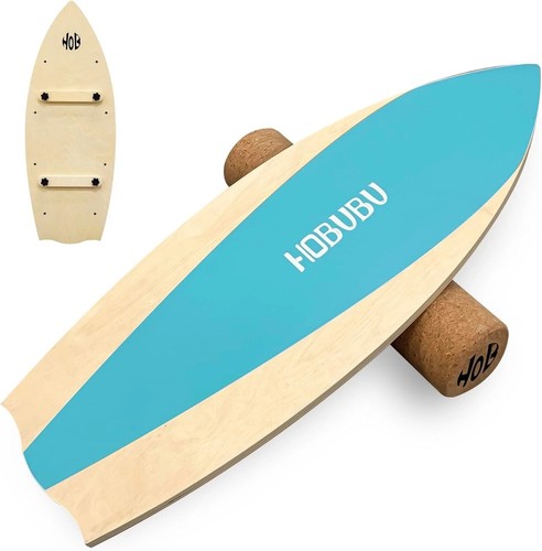 Wooden roller balance board - roller,