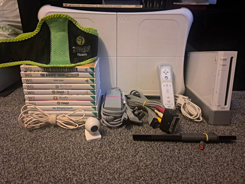 Nintendo wii console - wii, fitness