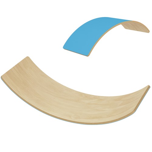 Wooden balance board for kids - wooden,