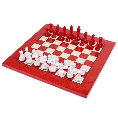Italian set white red - white/red, box