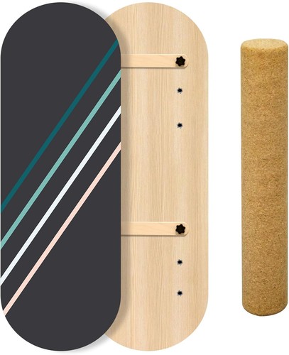 Wooden surfing balance board - balance,